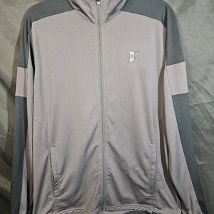Men's Gray Zip-Up Sweater